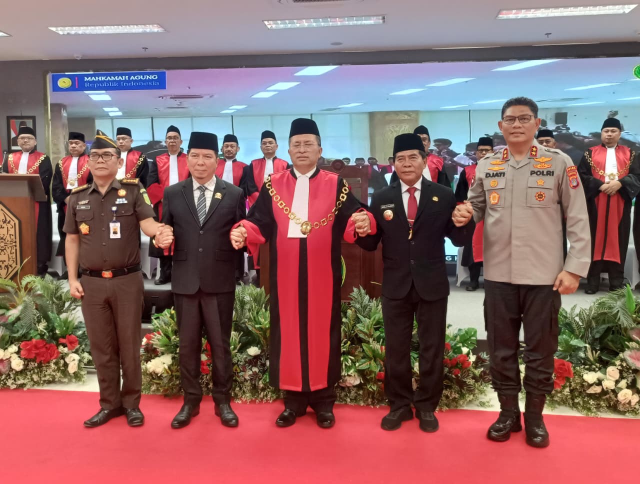 PENGADILAN: Pelaksanaan rapat pleno Laporan Tahunan 2205 dan Pencanangan Zona Integritas 2026.
