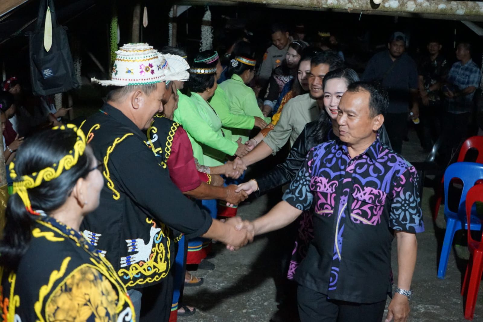 KUNKER: Wabup Bulungan Kilat, ketika melakukan kunjungan kerja di Desa Long Buang.