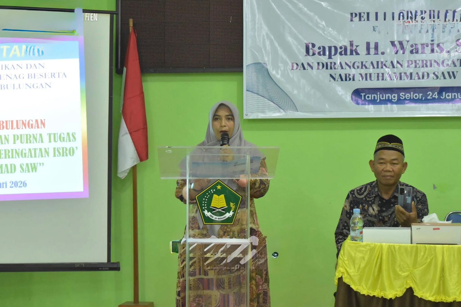 PENDIDIKAN: Ketua PAI Bulungan Sri Nurhandayani menyampaikan arahan dalam kegiatan KKG PAI Bulungan, baru-baru ini.