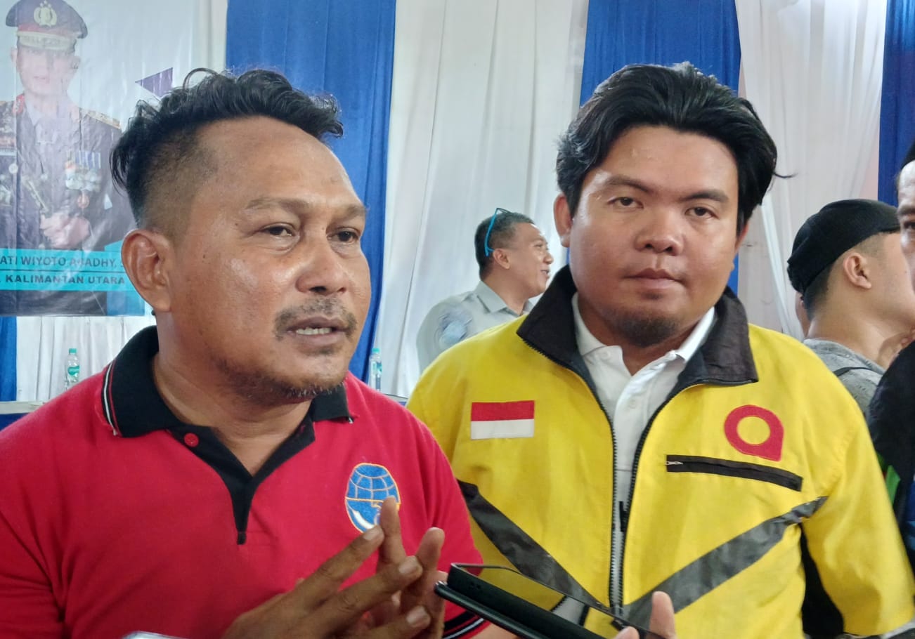 Ketua SePOI Kaltara, Misyadi (Kiri)