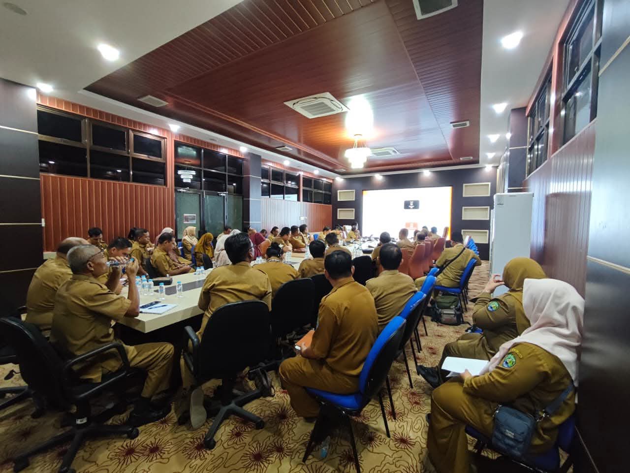 RAPAT KOORDINASI: Suasana rakor evaluasi pengentasan kemiskinan&nbsp;di Bulungan.