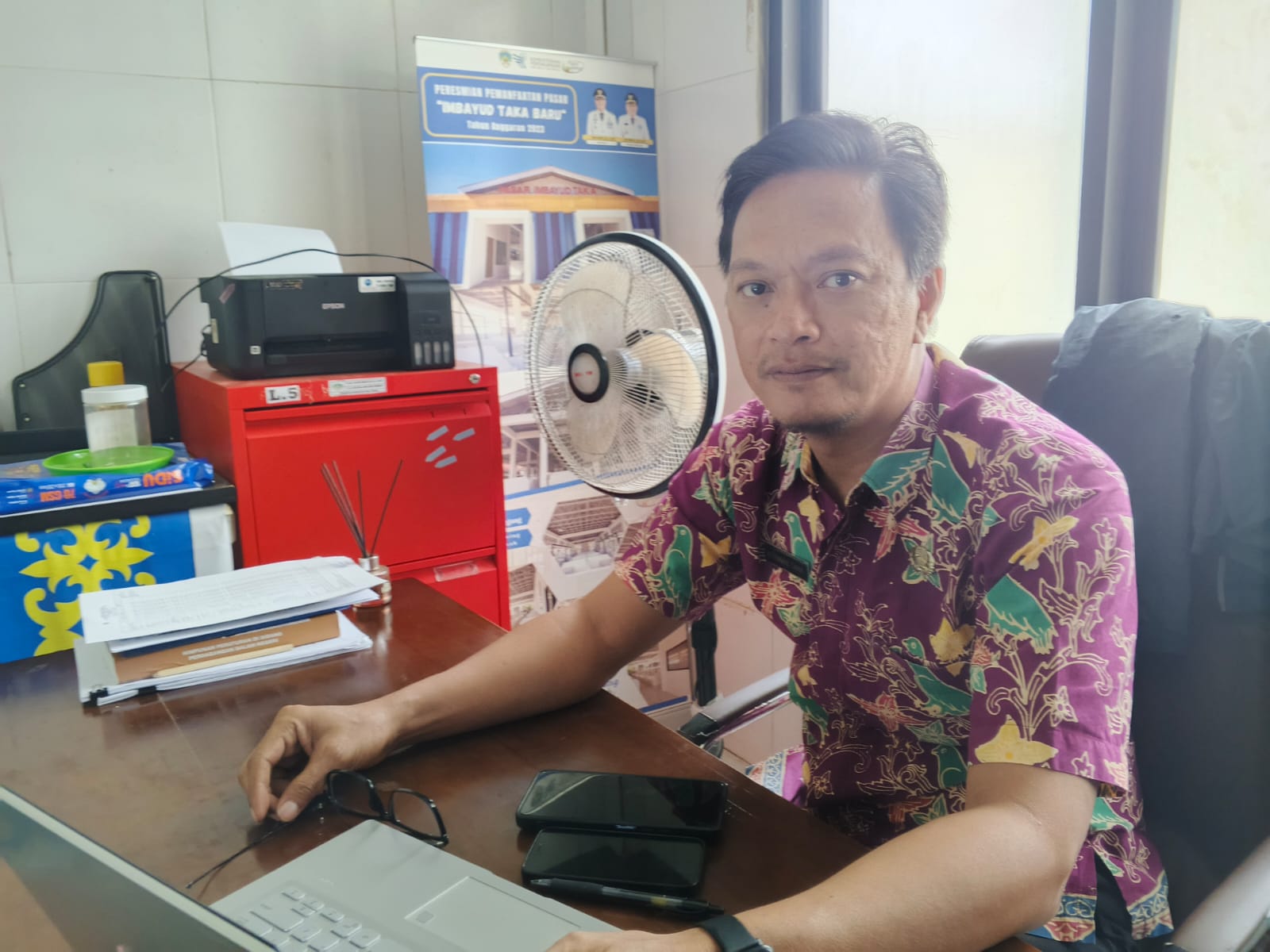 ‎Kabid Perdagangan Disperindagkop Tana Tidung, M. Tahir.