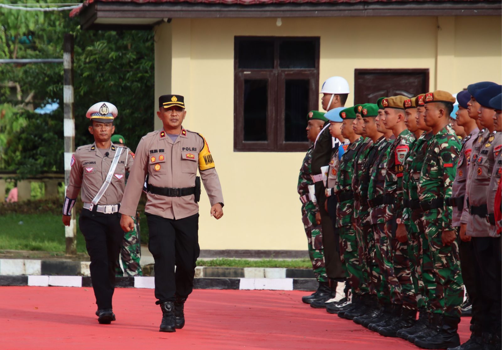 OPERASI KESELAMATAN: Kegiatan Apel dilaksanakan di Polres Malinau tanda dimulainya Operasi Keselamatan Kayan 2026.