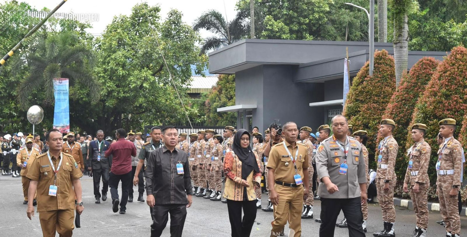 RAKORNAS: Bupati Bulungan Syarwani ketika menghadiri Rakornas yang dibuka langsung oleh Presiden RI, Prabowo Subianto.
