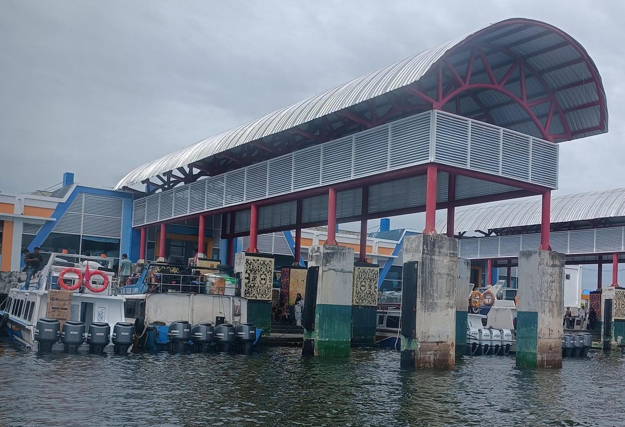 KUNJUNGAN: Pintu laut Kota Tarakan merupakan salah satu pintu masuk wisman ke Kaltara.