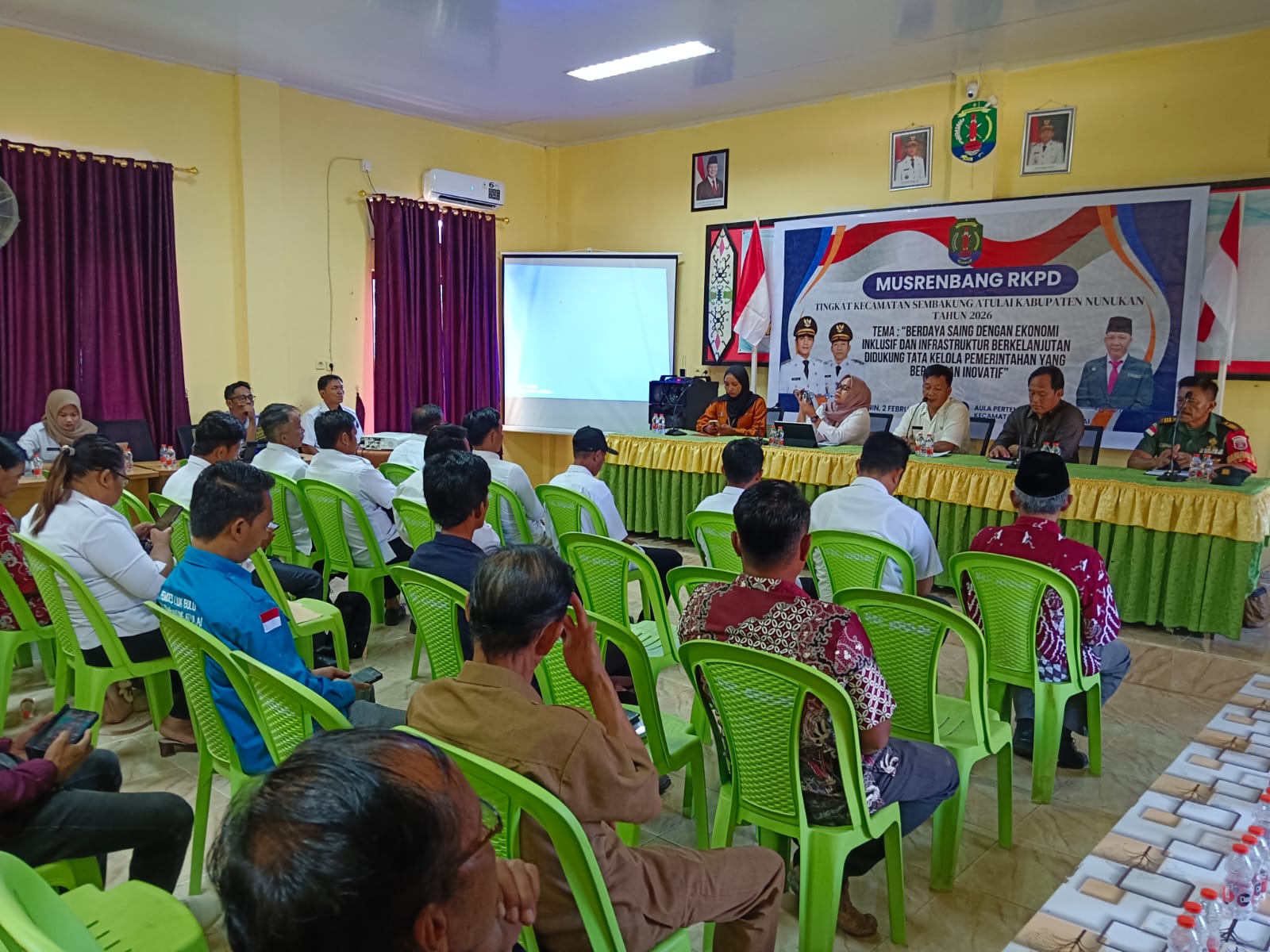 USULAN : Sejumlah desa di Kecamatan Sembakung Atulai menyampaikan usulan agar dapat direalisasikan di 2027 mendatang.