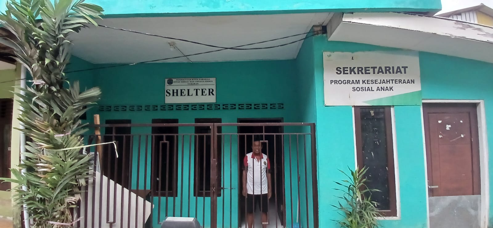 SHELTER: Salah satu masyarakat terlantar ditampung di Shelter Dinsos PM Tarakan.