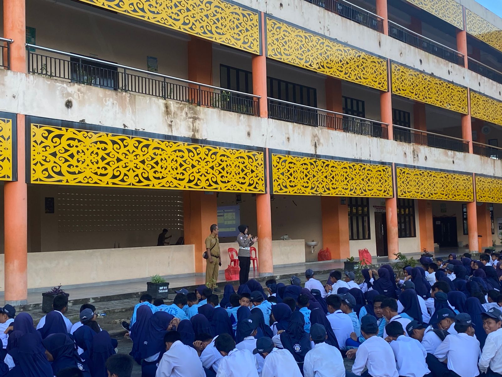 SOSIALISASI: Satlantas Polres Tarakan mengedepankan sosialisasi dan edukasi keselamatan berkendara kepada masyarakat dalam pelaksanaan Operasi Keselamatan Kayan 2026,