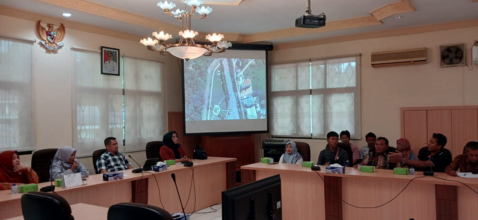 RDP : Suasana pertemuan PKL dan DPRD Tarakan pada Senin (9/2).