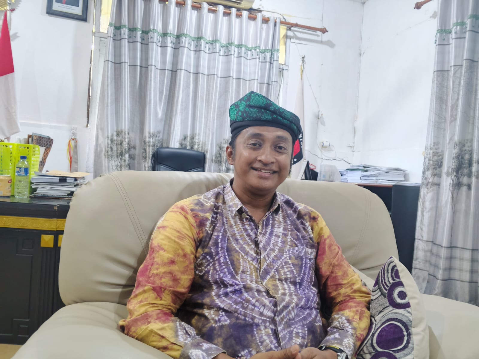 Ketua KPU Tana Tidung, Apriadi. &lrm;