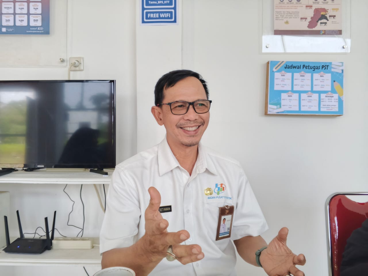 Kepala BPS Tana Tidung, Achmad Sani Setiawan.