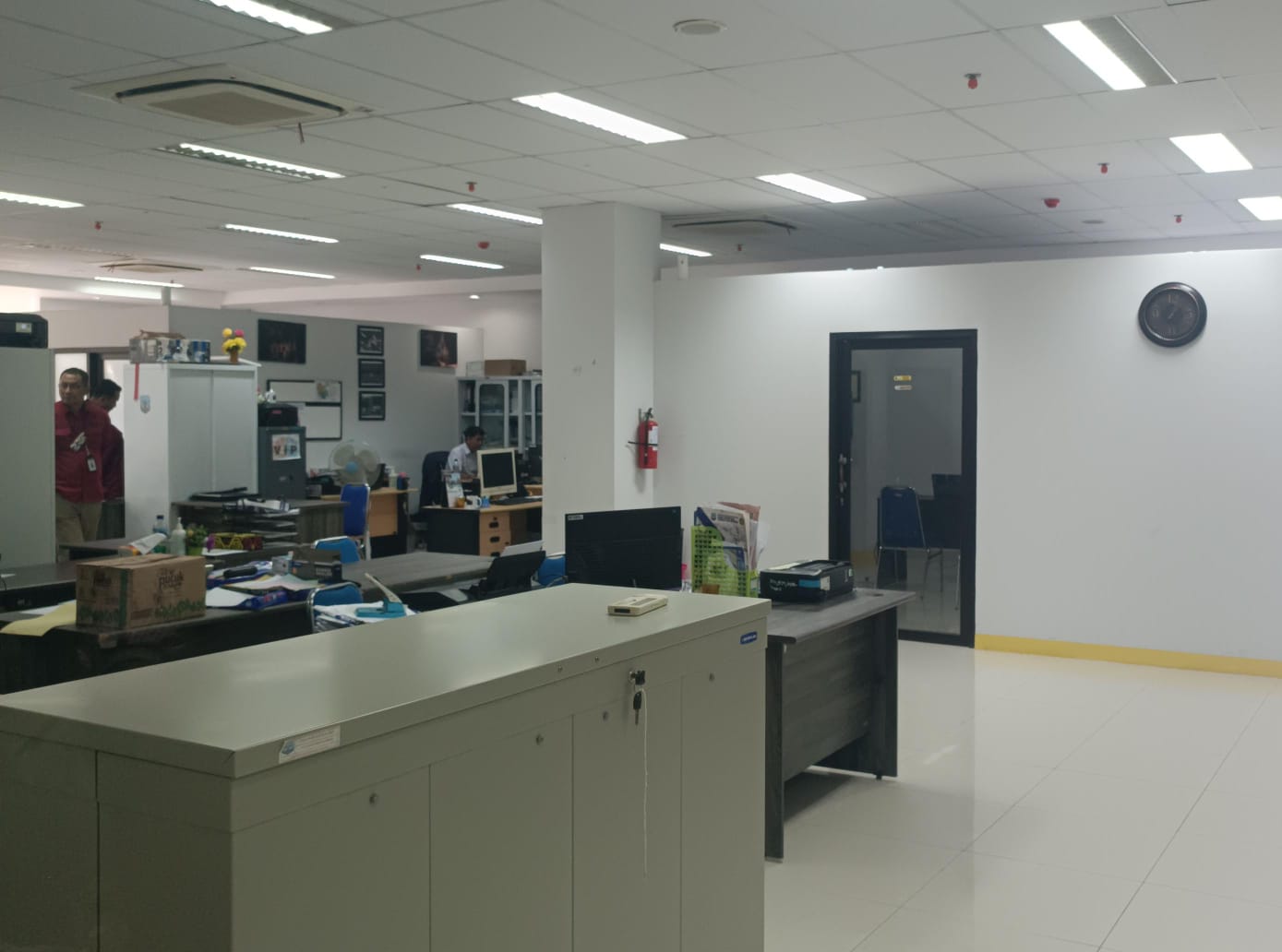 KANTOR: Salah satu ruangan yang digeledah Kejati Kaltara.