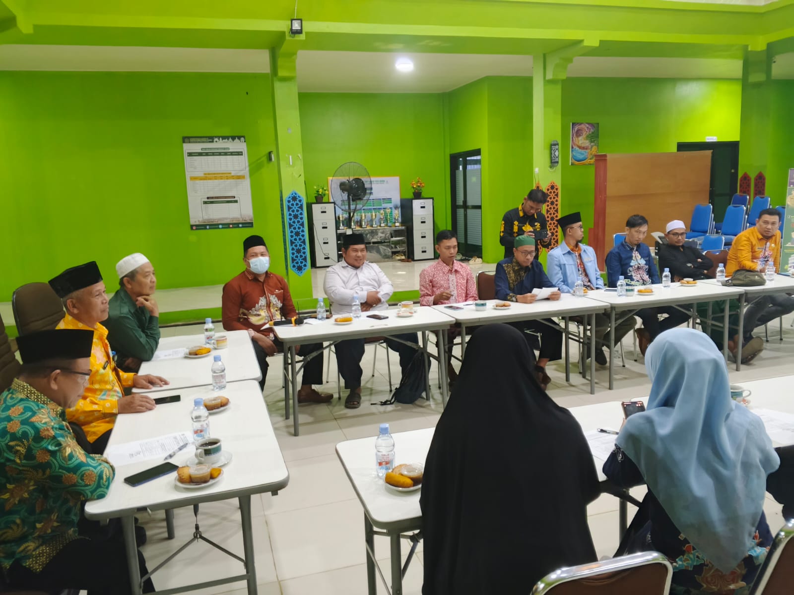 DISEPAKATI: Kemenag Tana Tidung menggelar rapat penetapan kadar zakat fitrah, fidiyah dan mal di ruang pertemuan Kemenag pada Kamis (12/2).
