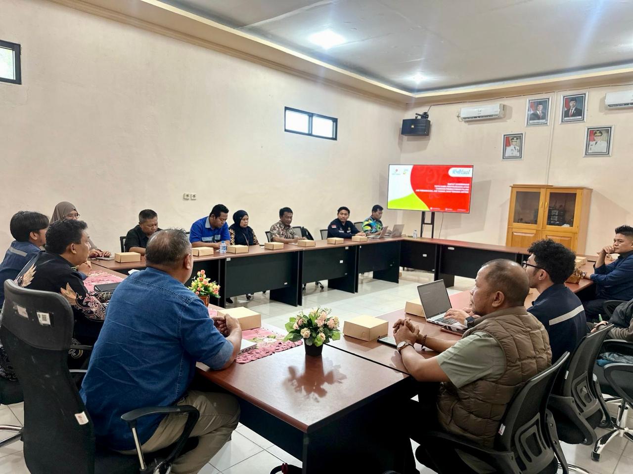 KOORDINASI: Bapenda Bulungan koordinasi dengan Pertamina terkait pajak.