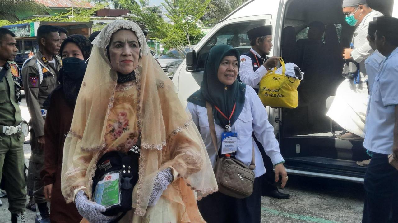 ILUSTRASI: Suasana penyambutan kepulangan 47 jemaah haji tahun 2025 di Masjid Agung Kabupaten Malinau.