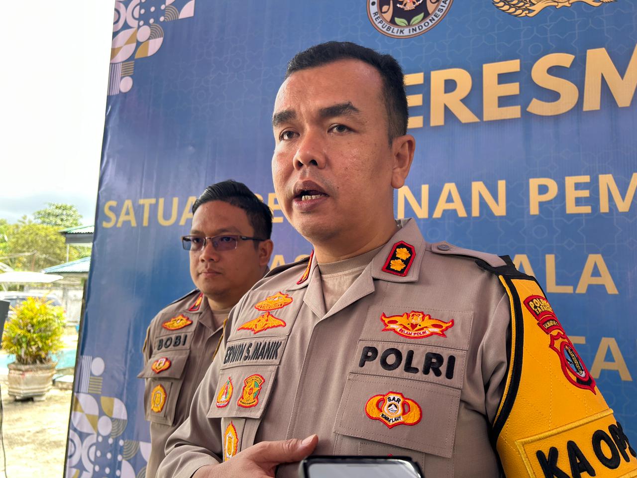 Kapolres Tarakan AKBP Erwin Syaputra Manik