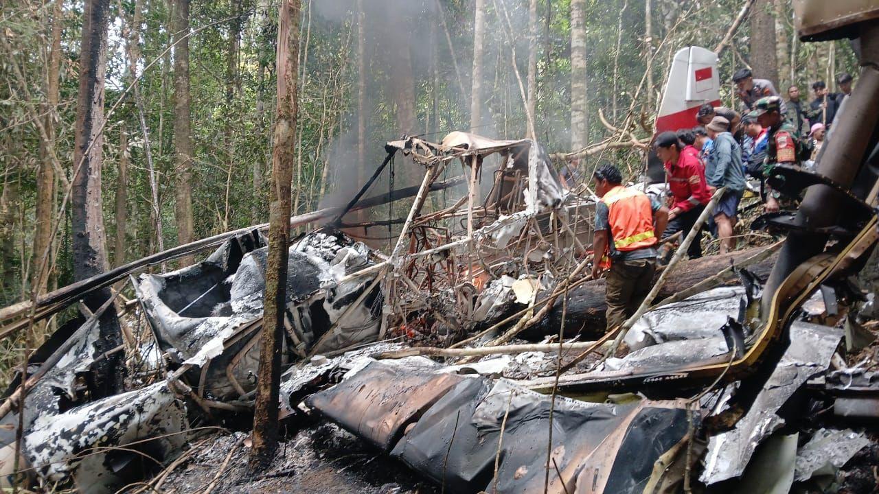 INVESTIGASI : KNKT dipastikan sudah tiba di Long Bawan dan segera turun ke TKP jatuhnya pesawat pengangkut BBM milik Pelita Air untuk melakukan investigasi.