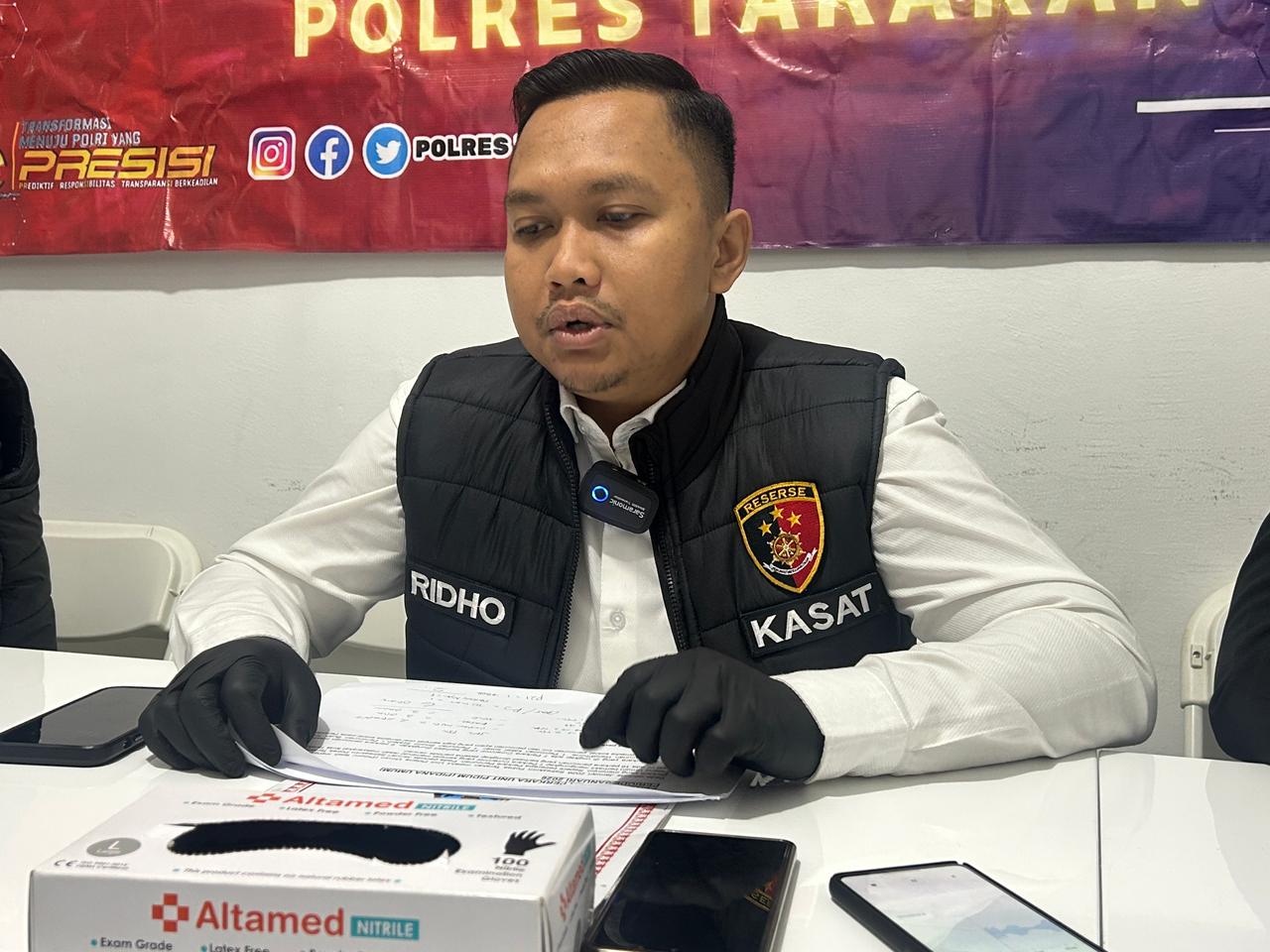 Kasat Reskrim AKP Ridho Pandu Abdillah  