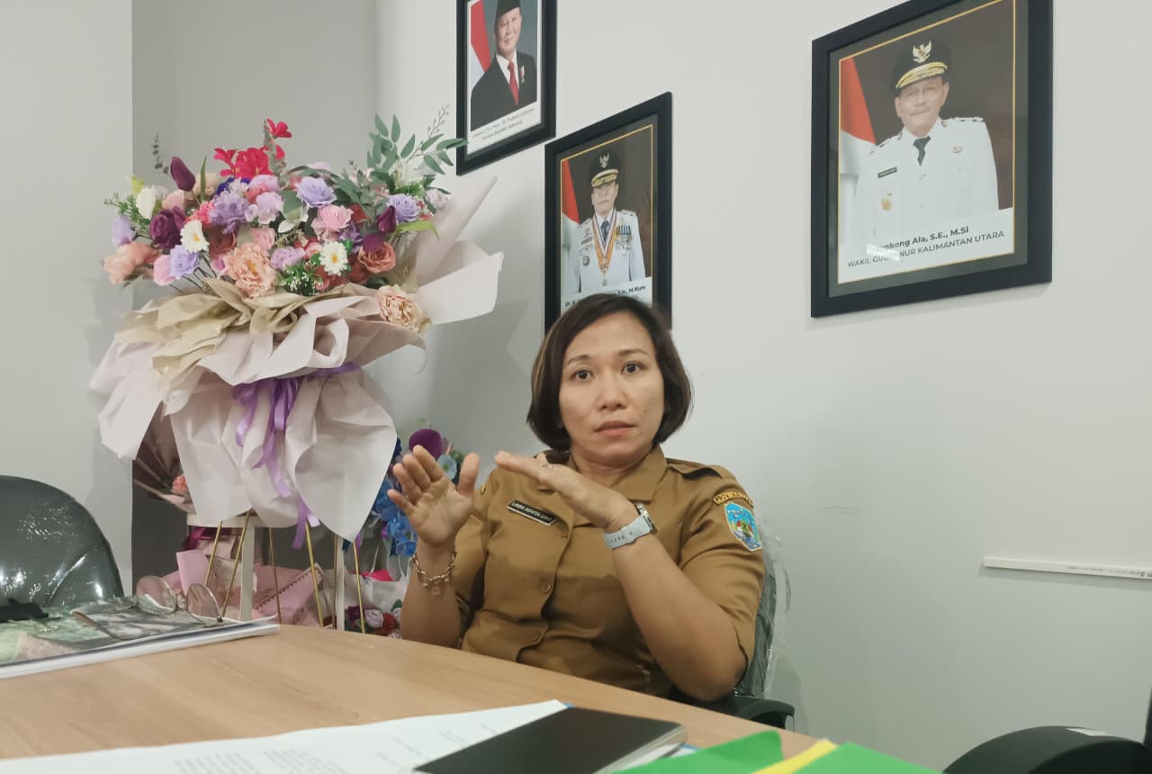 Pengendali Ekosistem Hutan Dishut Kaltara, Linda Novita Ding.