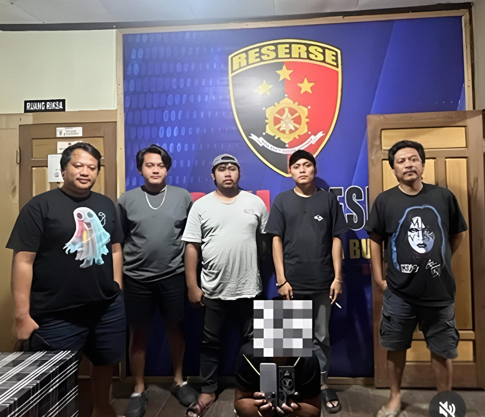 DIBEKUK: Tim Resmob Satreskrim Polresta Bulungan mengamankan pelaku curanmor.