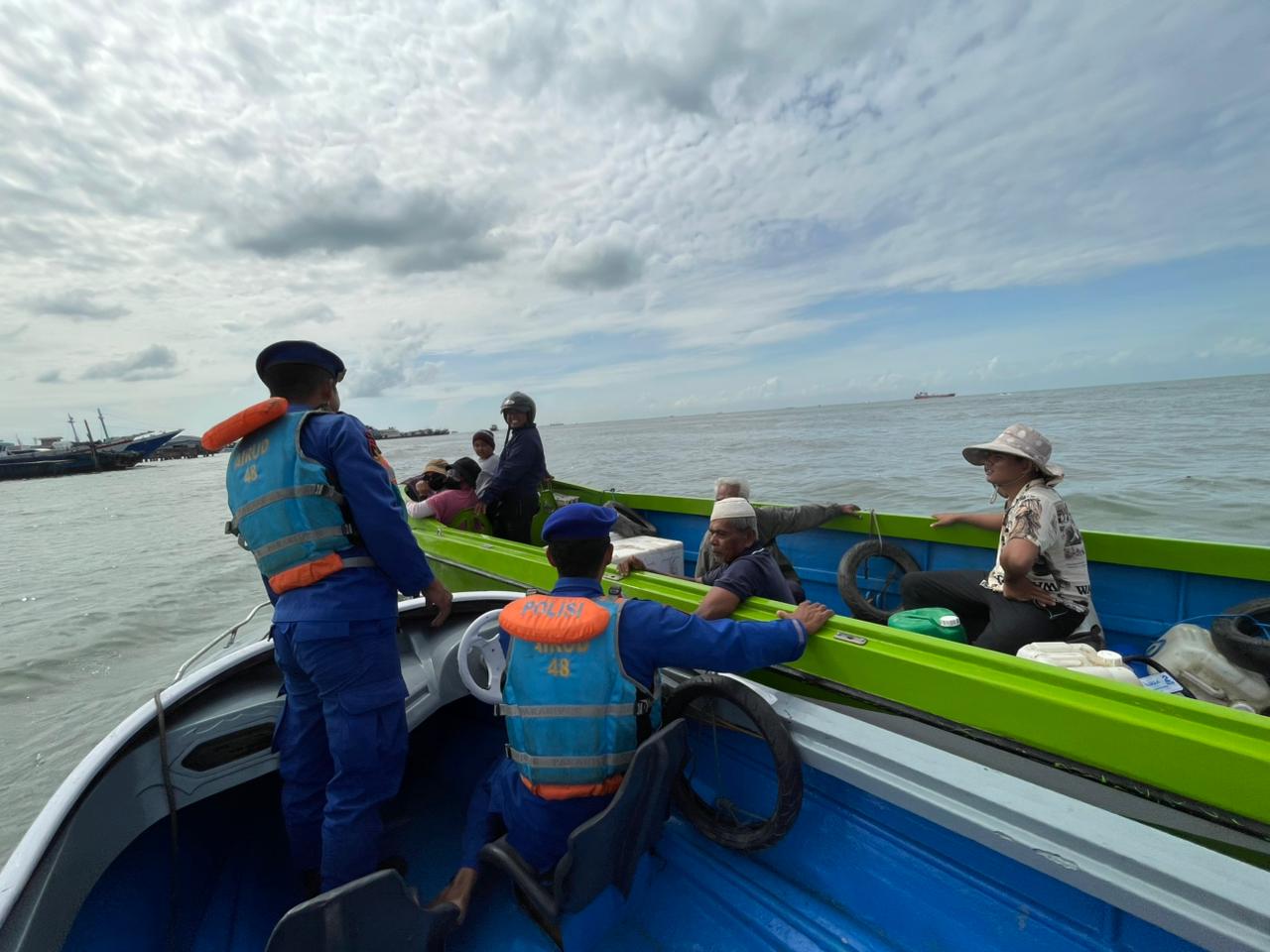 PATROLI : Satpolairud Polres Tarakan meningkatkan intensitas patroli laut sebagai langkah serius menutup ruang gerak penyelundupan barang ilegal.