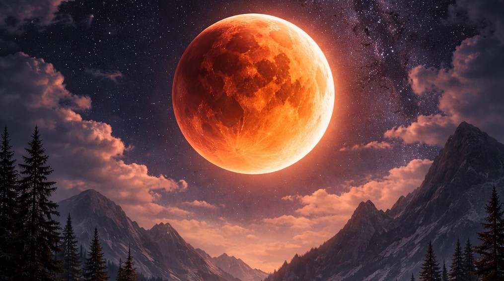 Ilustrrasi Gerhana Bulan