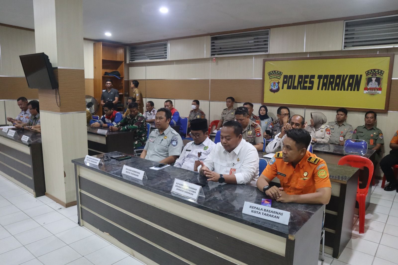 SINERGI : Polres Tarakan berharap semua pihak bisa bersinergi dalam melakukan pengawasan harga bahan pokok dan mitigasi bencana pada saat pelaksanaan Operasi Ketupat Kayan 2026.