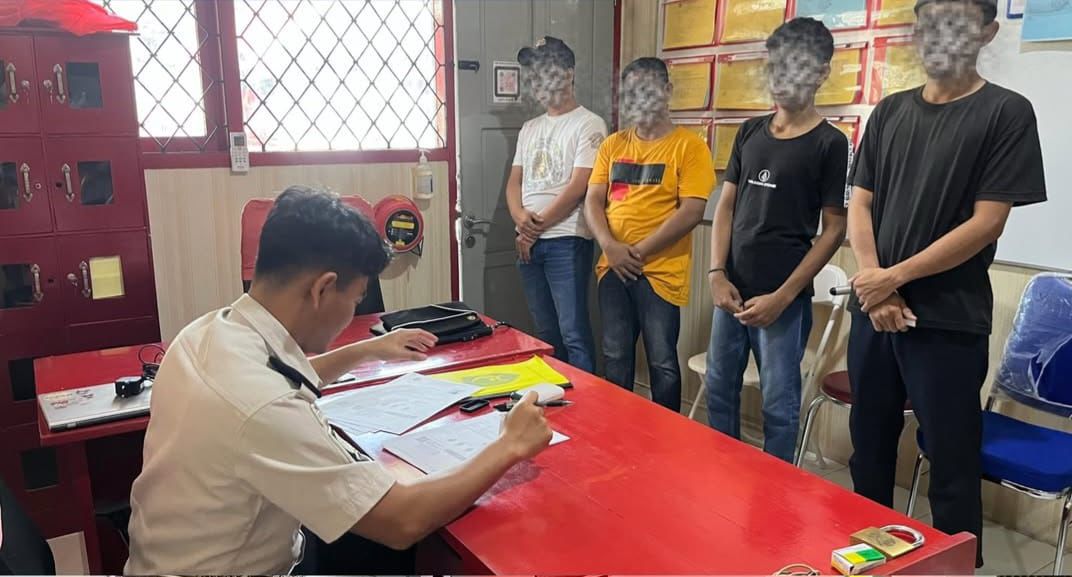 BEBAS : Empat WBP Lapas Kelas IIA Tarakan dibebaskan setelah mendapatkan program integrasi.