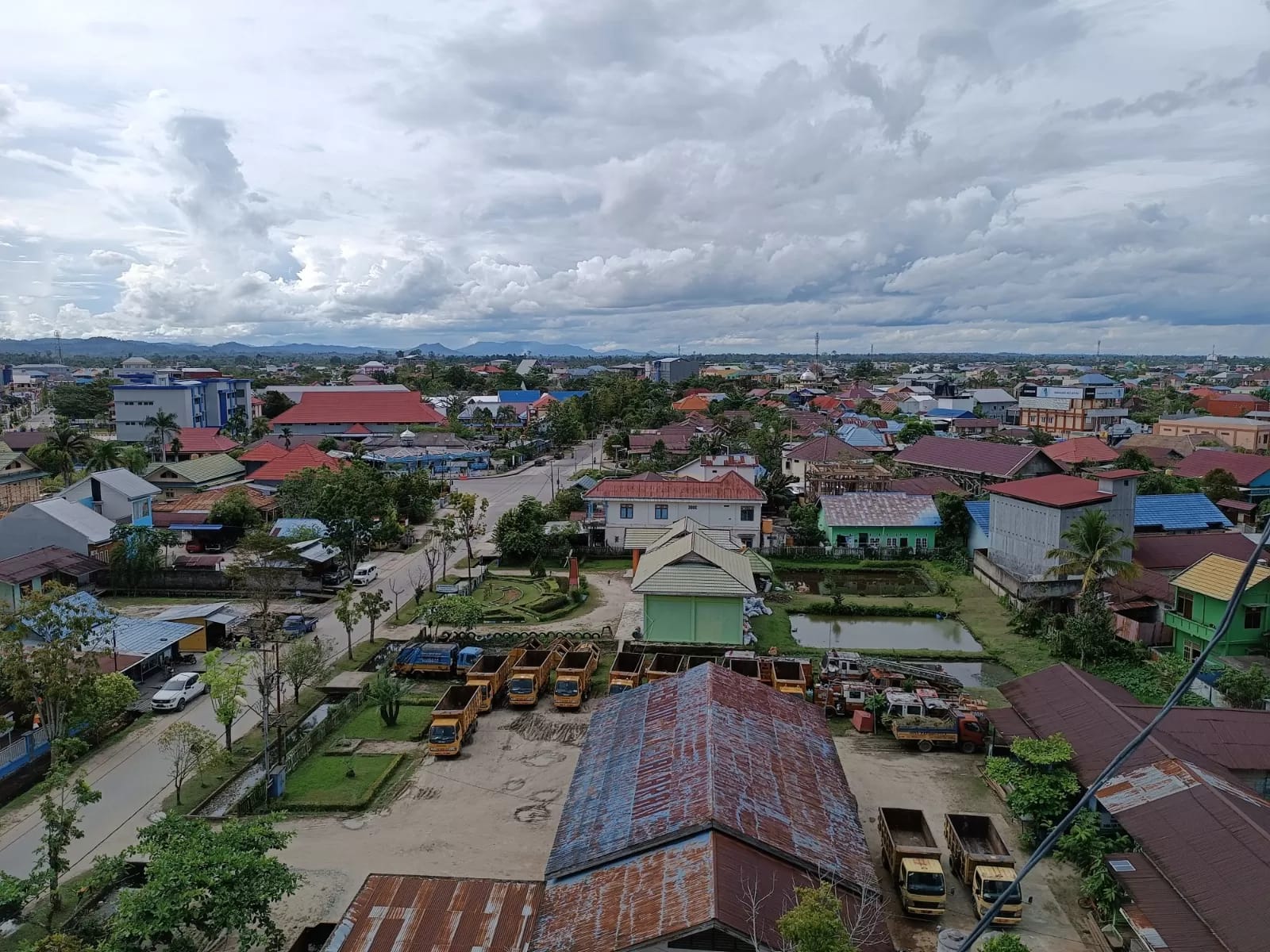 MENUJU DOB: Kawasan perkotaan di wilayah Tanjung Selor.