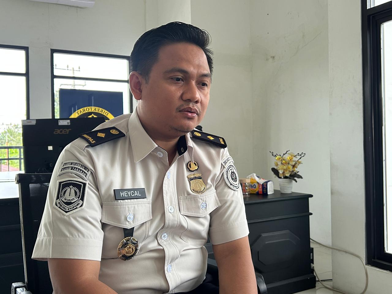 Kepala Seksi Teknologi Informasi dan Komunikasi Keimigrasian Heycal Syams Kharadine