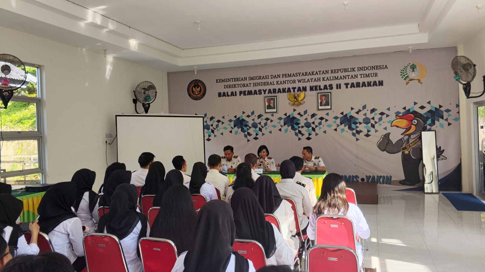 DISOROT : Peran Pembimbing Kemasyarakatan disorot oleh Bapas Tarakan setelah dilakukan evaluasi pelaksanaan program integrasi bagi klien pemasyarakatan.