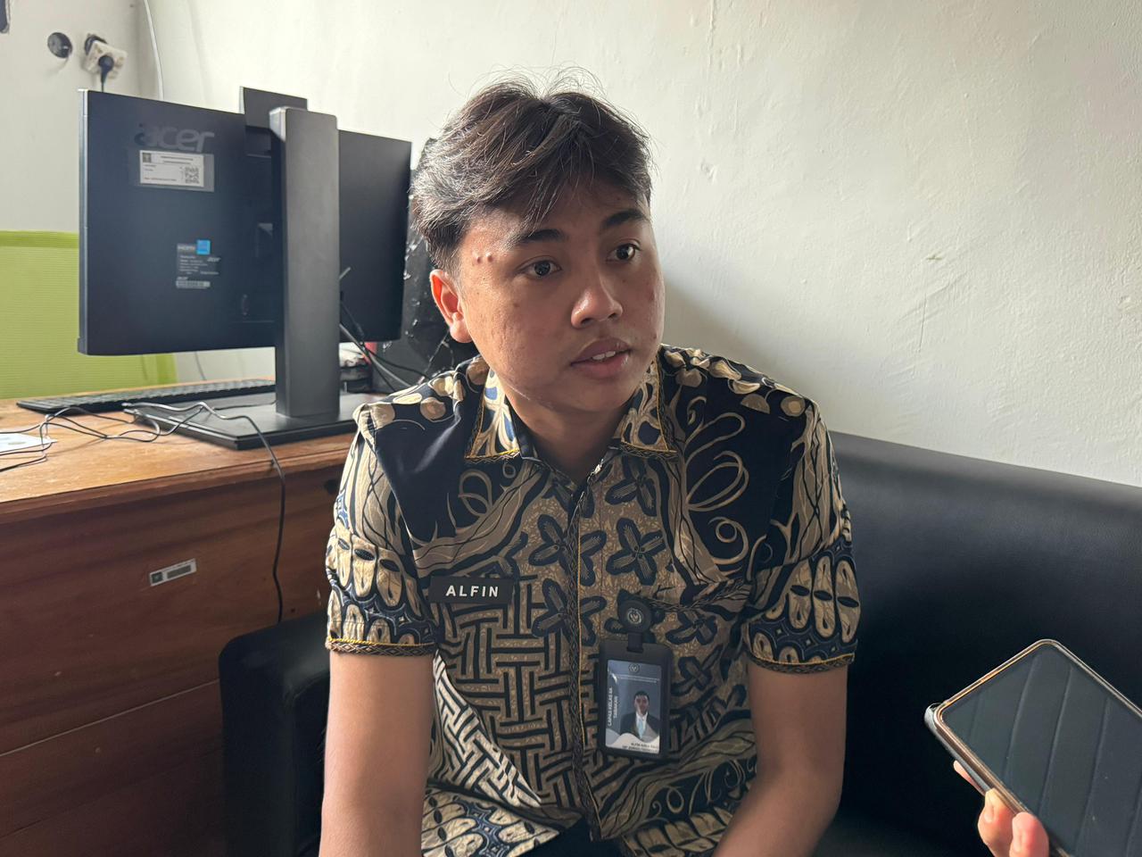 Kasubsi Bimbingan Kemasyarakatan dan Perawatan Lapas Kelas IIA Tarakan Alfin Azka Fauzi  