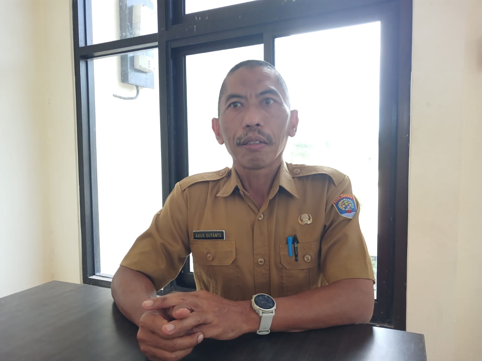 Kepala Diseperinaker Tarakan, Agus Sutanto
