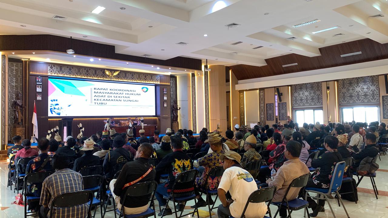 MANDEK: Rapar Koordinasi Masyarakat Hukum Adat Kecamatan Sungai Tubu bersama Pemda Malinau.