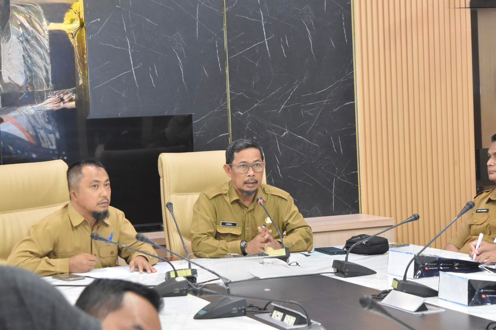 PANGAN : Pemkab Bulungan bersama BPOM Tarakan menggelar pertemuan membahas keamanan pangan. 