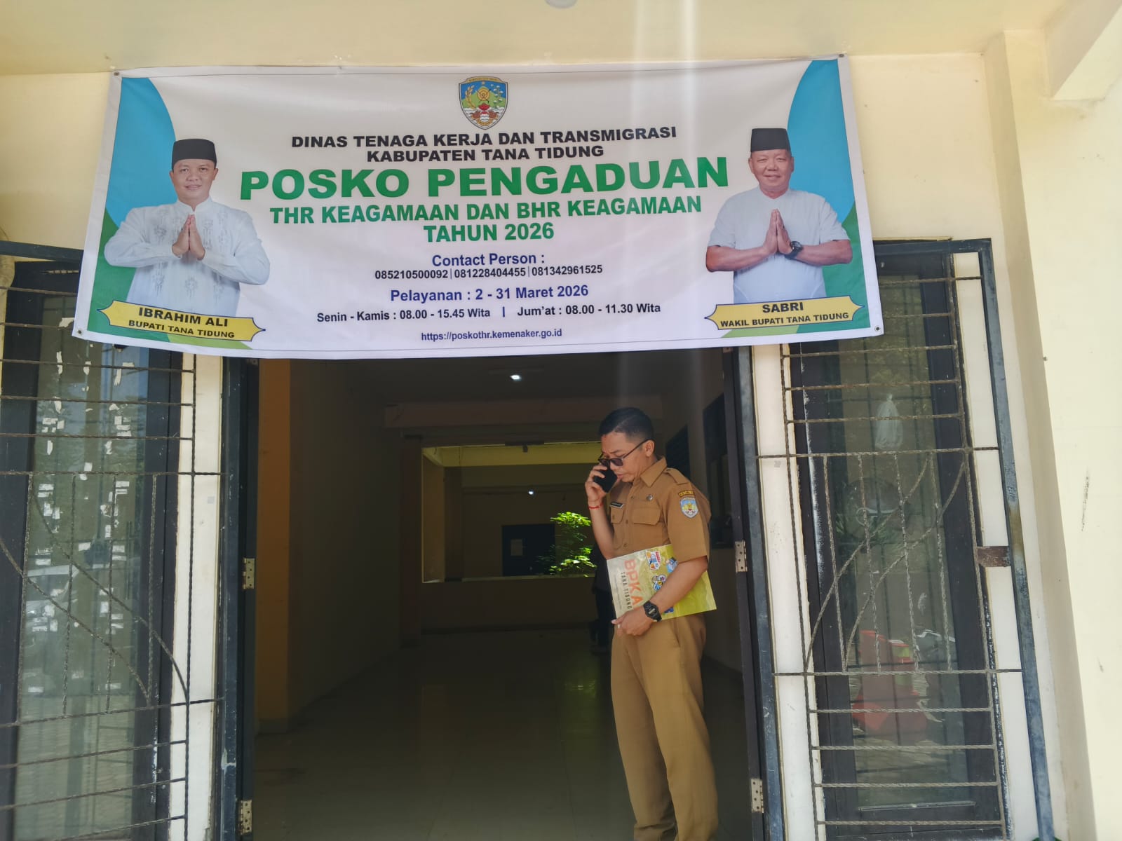 JELANG LEBARAN: Disnakertrans buka posko pengaduan THR dan BHR 2026.  &nbsp;  