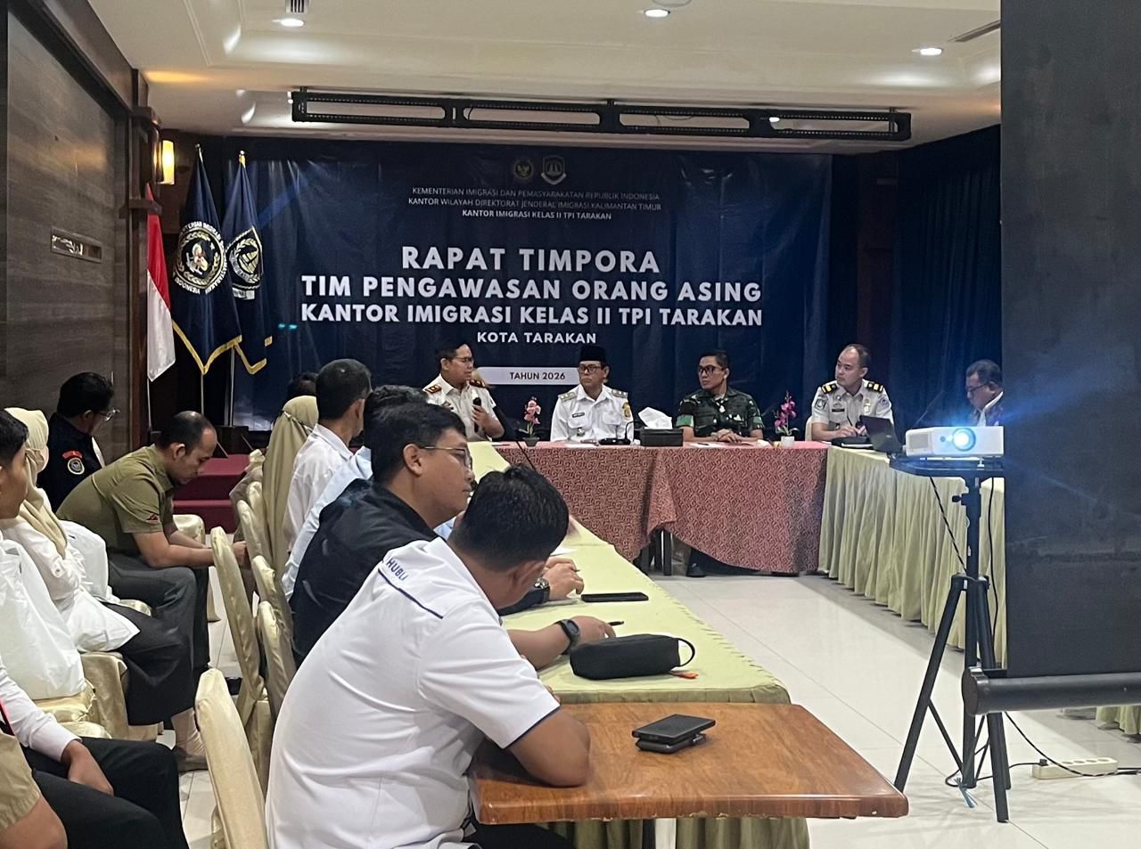 PENGAWASAN : Tim Pora Kota Tarakan akan memperkuat pengawasan terhadap keberadaan WNA.  