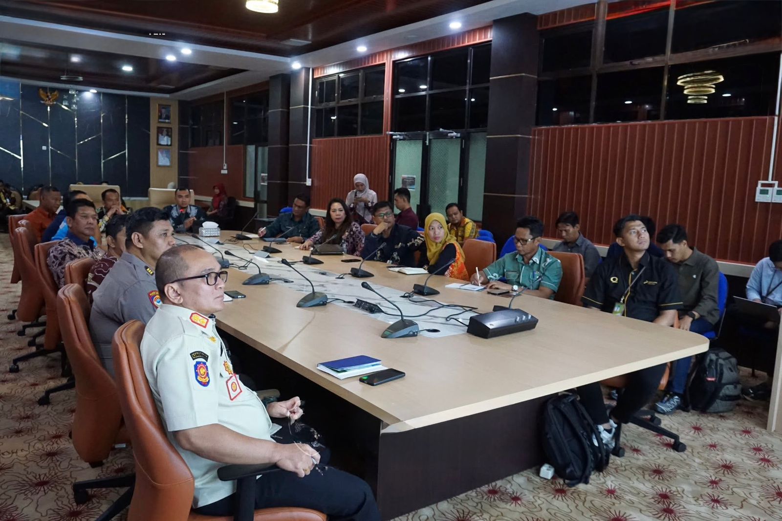 INFLASI: OPD teknis Bulungan mengikuti rapat membahas pengendalian inflasi yang dipimpin Wakil Bupati Bulungan, Kilat.(Taslee/Radar Tarakan)