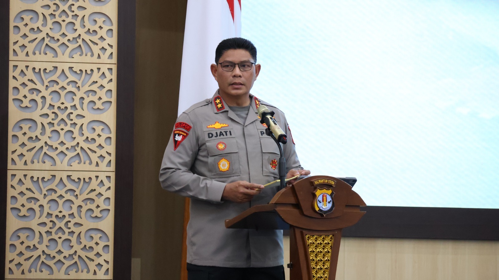 Kapolda Kaltara, Irjen Pol Djati Wiyoto Abadhy.