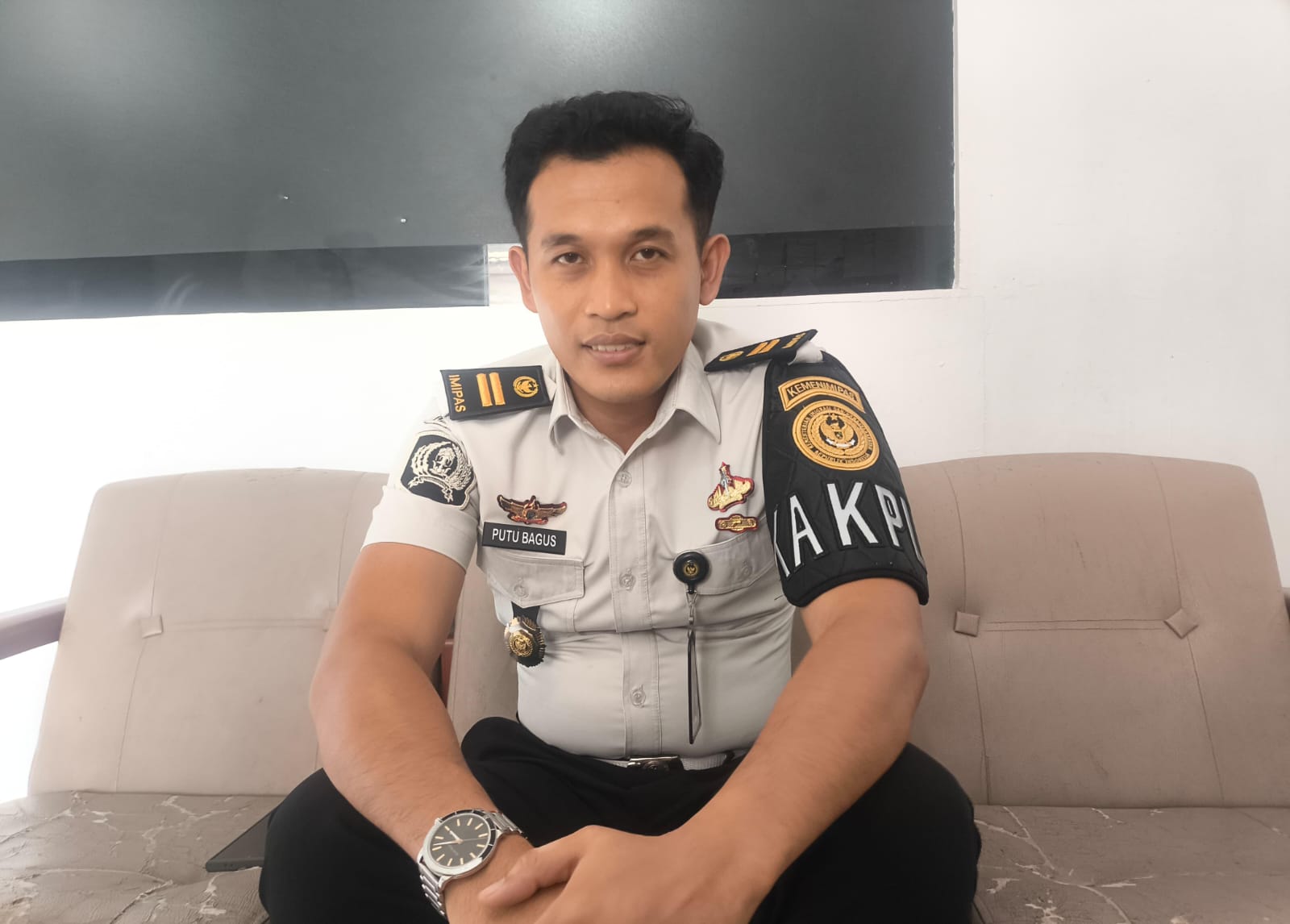 KPLP Lapas Nunukan Putu Bagus Sabda Pramesti  