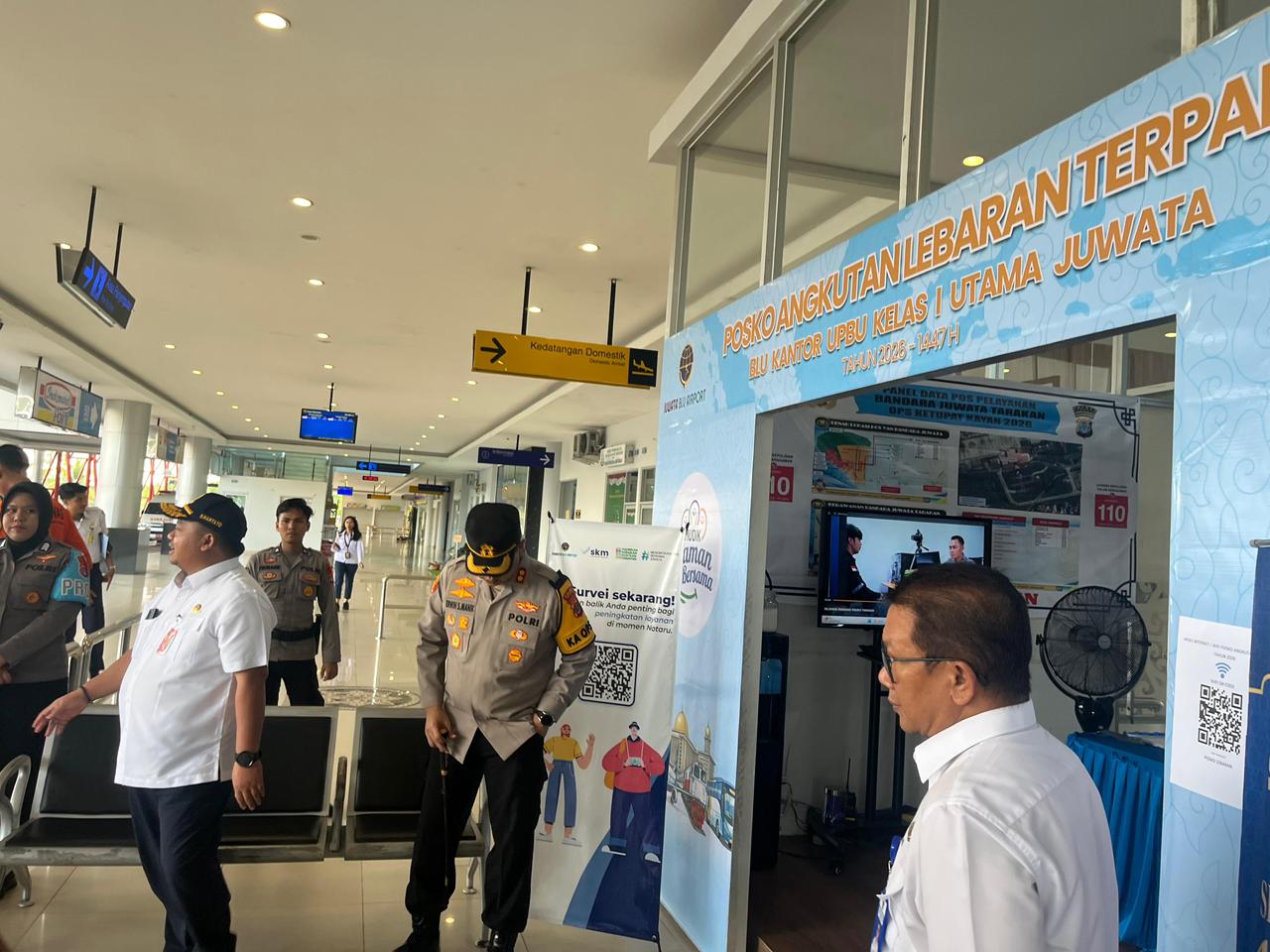POSKO : Bandara Juwata Tarakan membuka Posko Koordinasi Angkutan Udara Lebaran 2026 untuk melayani arus mudik dan balik Lebaran 2026.  