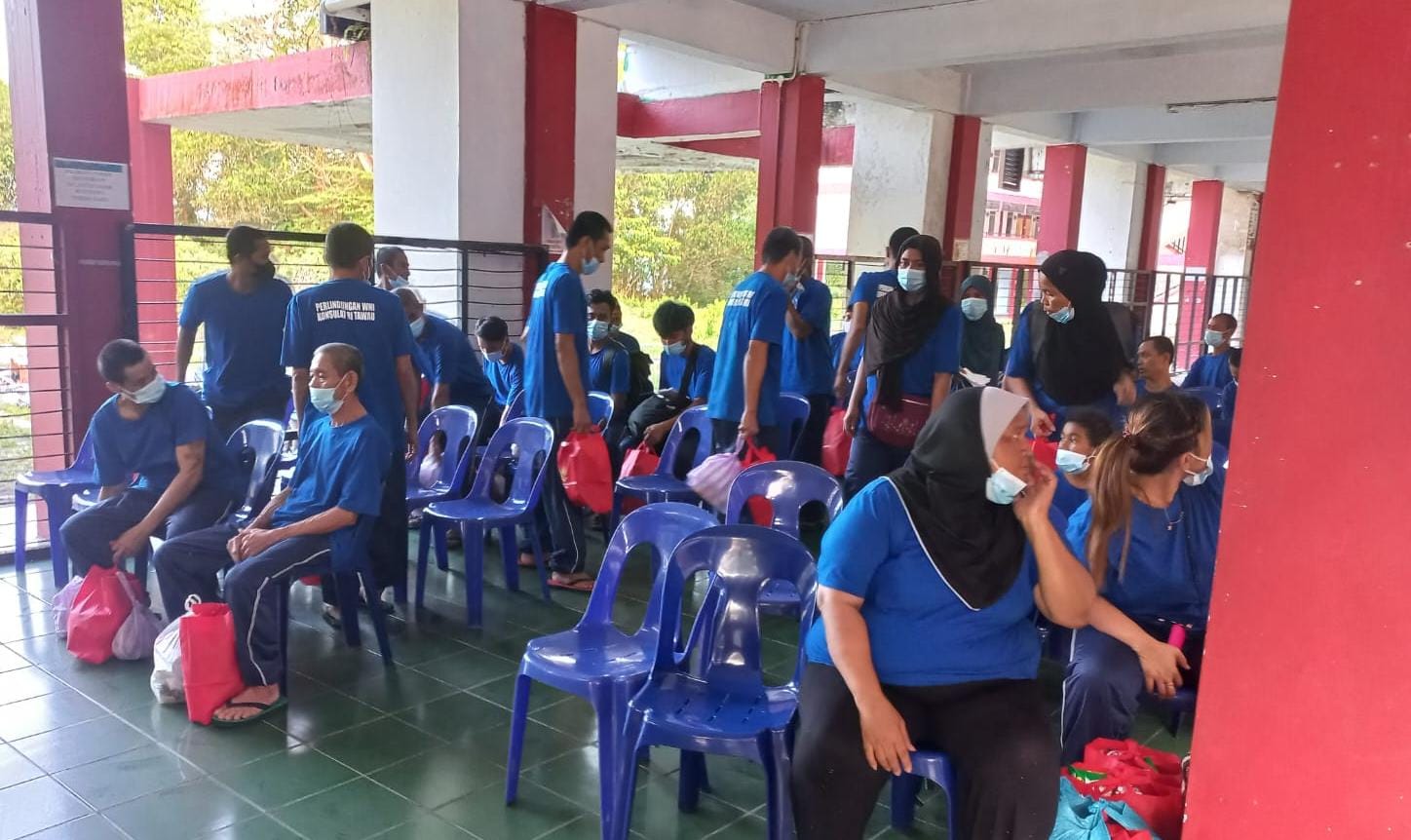 PELAYANAN : PMI Deportan ditempatkan di Rumah Ramah PMI untuk mengikuti pendataan dan pendampingan.  