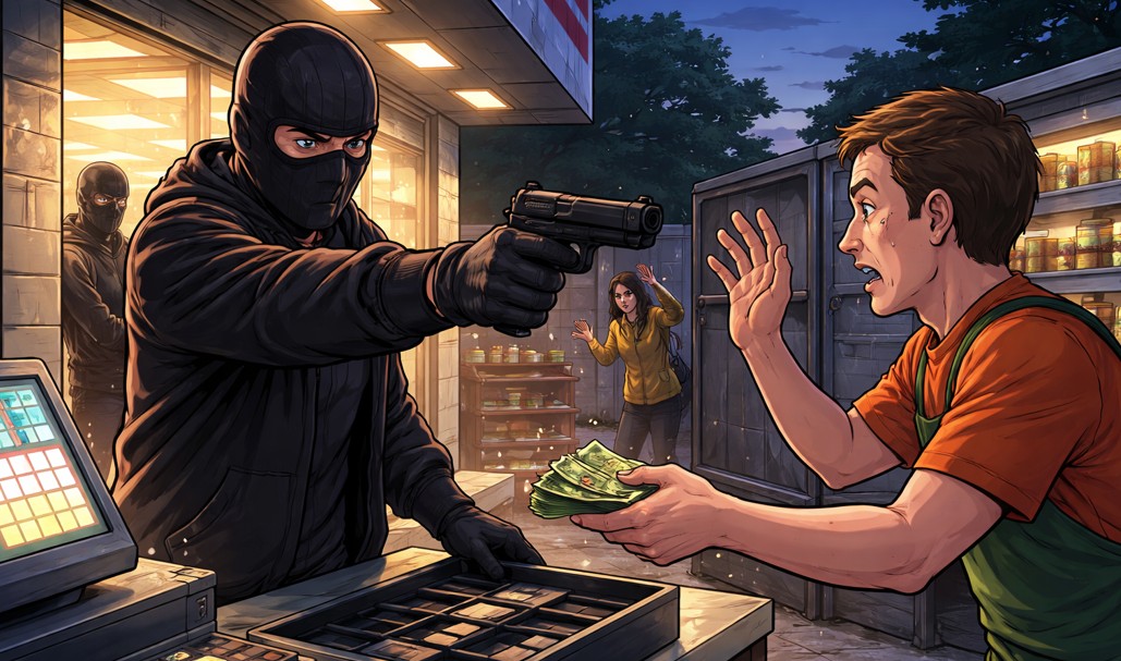 ILUSTRASI PERAMPOKAN
