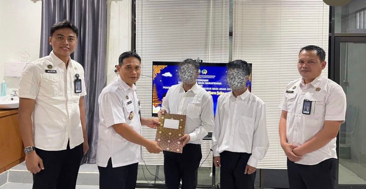 REMISI : Dua WBP Lapas Kelas II A Tarakan mendapatkan remisi khusus dalam rangka Hari Raya Nyepi 2026.  