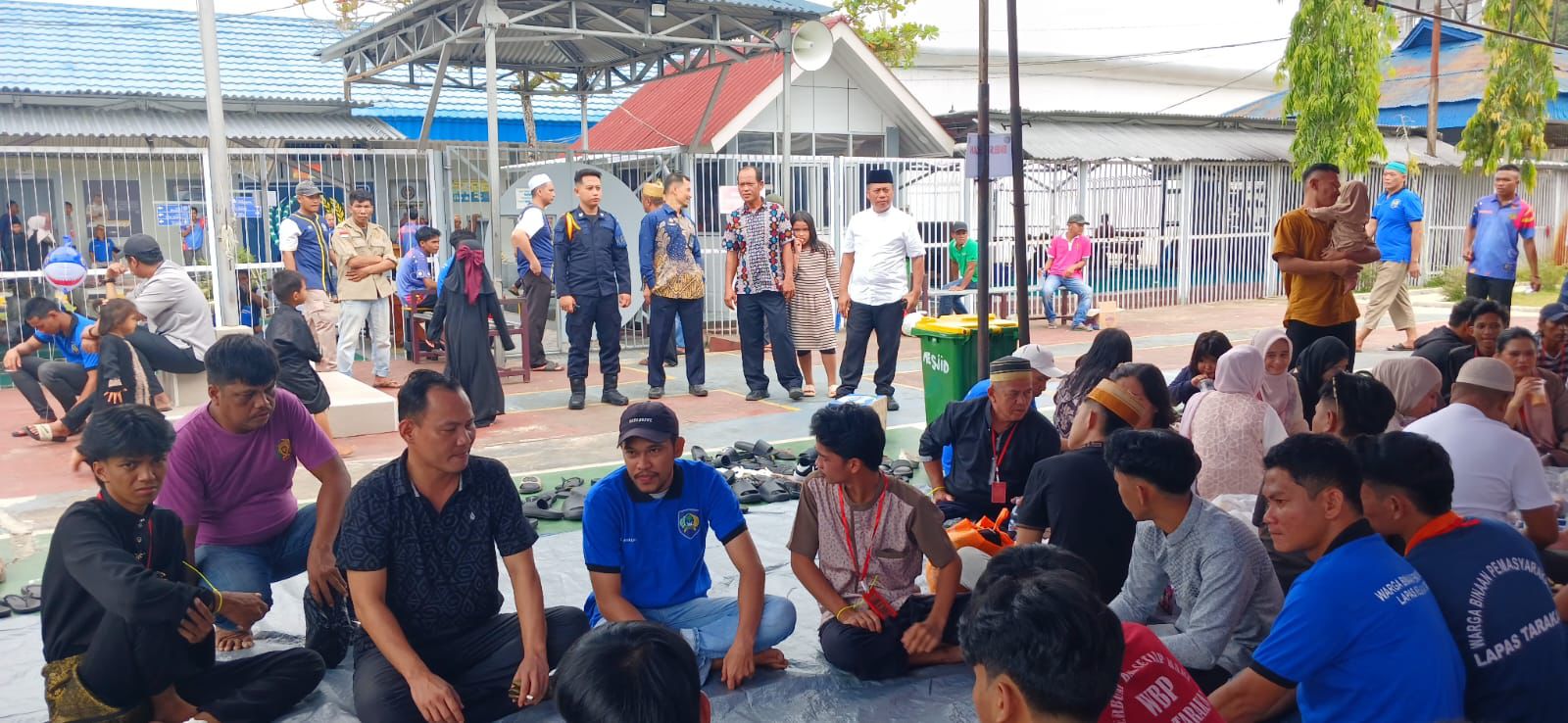 LAPAS KELAS IIA TARAKAN  MENINGKAT : Jumlah kunjungan di Lapas Kelas II A Tarakan dipastikan meningkat di momen Idulfitri.