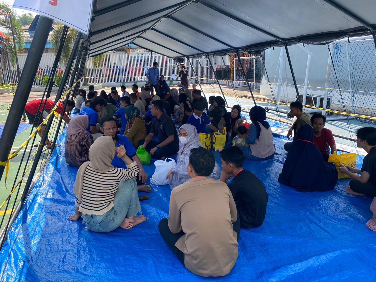 KUNJUNGAN : Hingga hari ketiga Hari Raya Idulfitri 1447 Hijriah, layanan kunjungan di Lapas Kelas IIA Tarakan masih dipadati masyarakat.