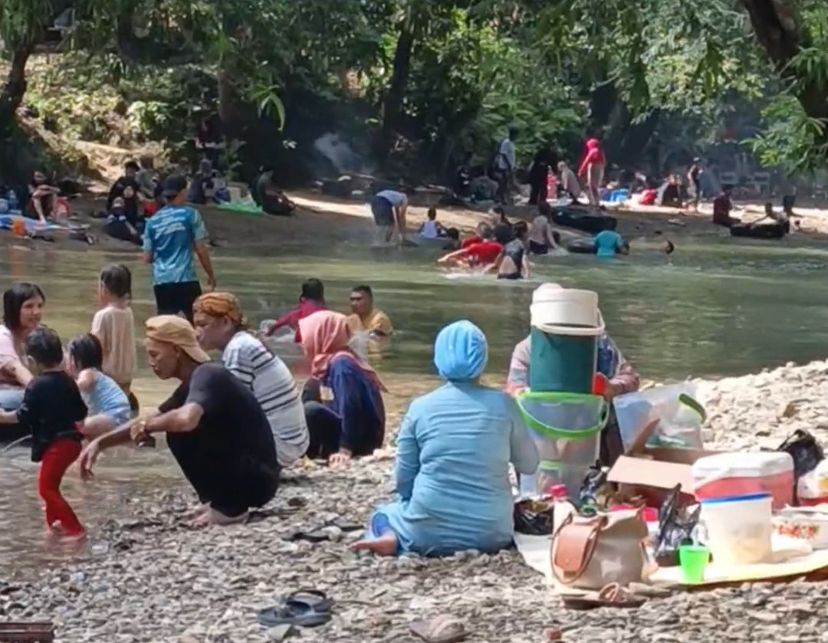WISATA: Salah tempat wisata Tane Olen ramai dikunjungi wisatawan di Malinau.  &nbsp;
