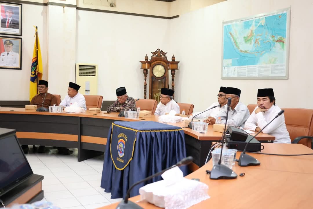 RAPAT : Pemkot Tarakan melangsungkan pertemuan dengan jajaran Baznas Tarakan.