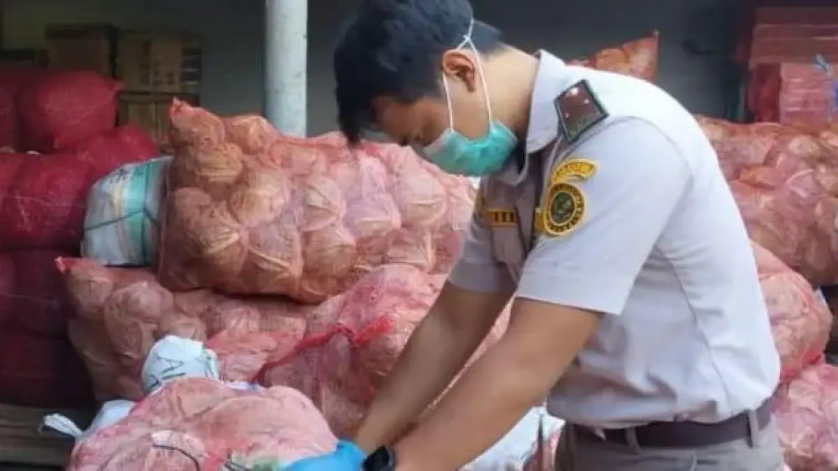 PENGAWASAN: Pengawasan terhadap lalu lintas komoditas dilakukan Karantina Kaltara selama Operasi Patuh Karantina 13–27 Maret 2026. KARANTINA KALTARA