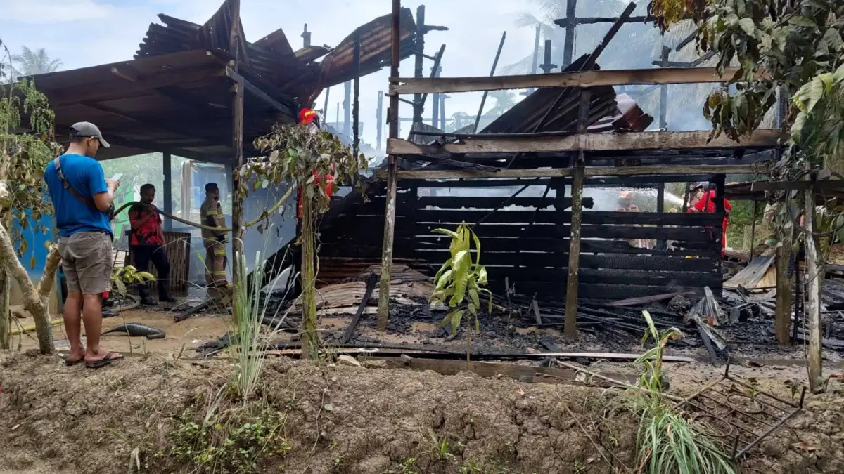 WASPADA : Peristiwa ebakaran yang sempat terjadi di Kota Tarakan. AGUS DIAN ZAKARIA/RADAR TARAKAN
